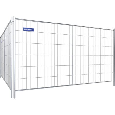 Schake Mobilzaun Profi P Element mit Haken und Ösen 3,5x2m