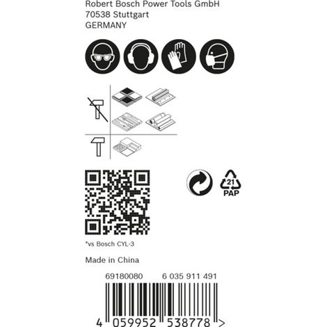 Bosch Expert MultiConstruction HEX-9 Bohrer-Set 5/6/8 mm 3tlg. - 2608900584 (1/5)