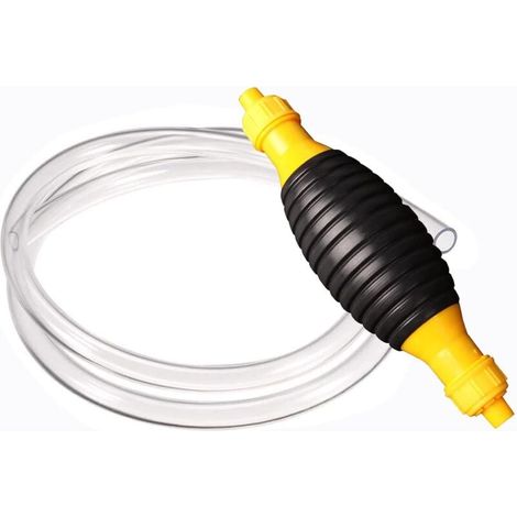 Pompe à carburant manuelle Ulisem, 8 mm, 2 m, transfert de carburant, pompe à main, siphon, pompe à main de secours, aspiration pour essence, diesel, huile, eau, liquides, aquariums (1/4)