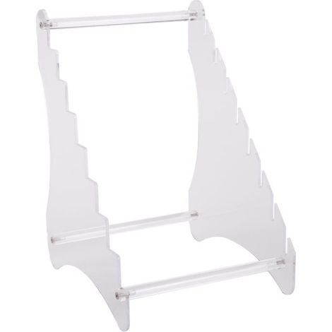 Présentoir à Couteaux en Acrylique Huit Couches Porte-Couteau de Poche Survie Chasse (1/4)