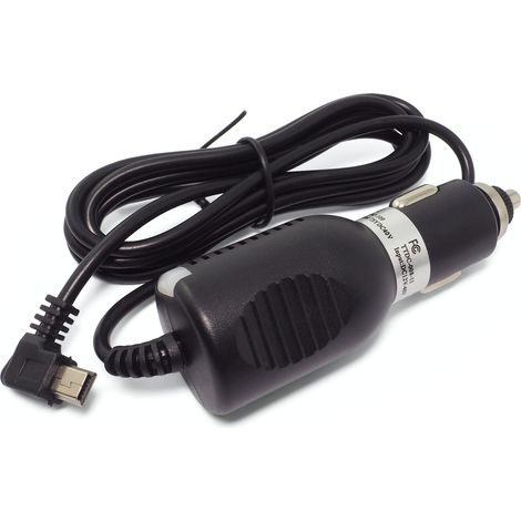 Kfz-Ladegerät für GPS-Navigationskamera, 5 V, 2,5 A, 1,5 m Mini-USB-Kabel (1/3)