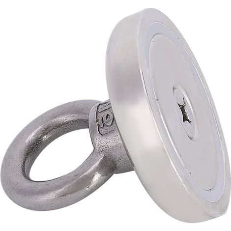 Releveur d'hameçons magnétique pour matériel de pêche, accessoire pour outil électrique, N35, revêtement 3 couches, environ 37 kg (82 lb), usage domestique (1/5)