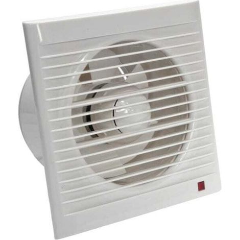 Ventilateur d'extraction 160 mm 15W 140m³/h avec Clapet anti-retour-- pour Salle de Bain,Cuisine,Bureau,WC,Silencieux, (1/4)