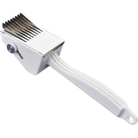 Squid cutter and vegetable slicer – An efficient and practical tool with 8 sharp blades and a 0.4 cm spacing between the blades, ideal for cutting spring onions, fruit (1/5)