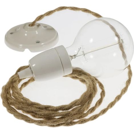 Lámpara creative-cables tn06 yute 2 metros (1/3)