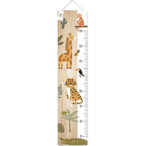 Toise pour chambre d'enfant jungle