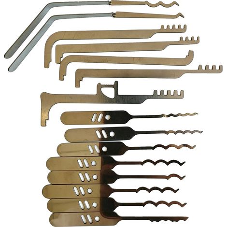 Kit di attrezzi da fabbro, set da 15 pezzi, design in acciaio resistente, set da 15 pezzi (1/2)
