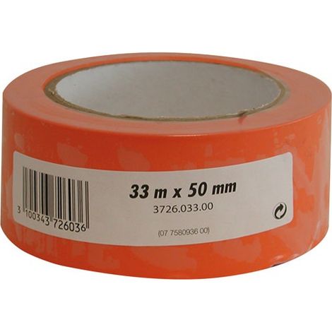 SANS MARQUE Adhésif de réparation, une face L.33 m x l.50 mm orange