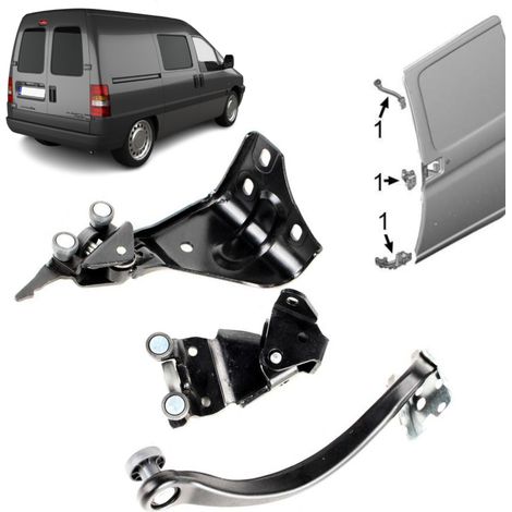 3 galet de guidage de porte latérale droite pour Jumpy Scudo (1/5)