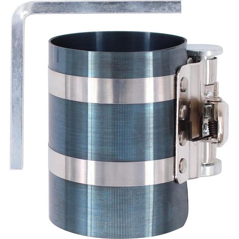 Technik Kolbenring-Spannband, Kolbenring-Klemmband, Kolbenmontagewerkzeug, Kolbenspannschlüssel 53-175 mm für die meisten Motoren (1/5)