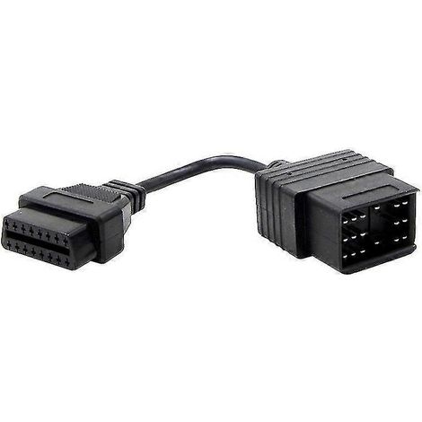 Câble OBD II pour voiture, connecteur de diagnostic femelle 17 broches vers 16 broches pour adaptateur OBDII 17 broches (1/5)