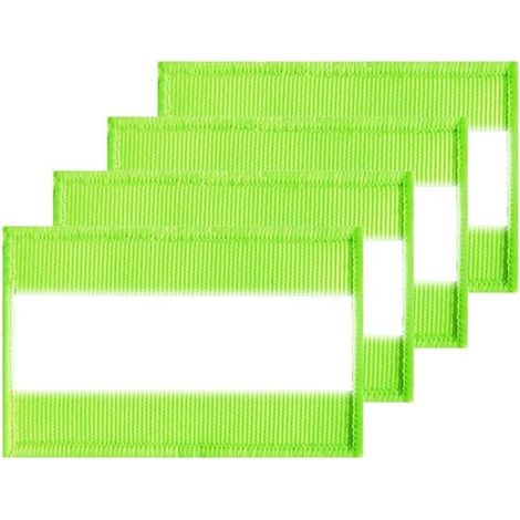 Écusson réfléchissant en tissu pour une sécurité et une visibilité accrues, vert, 8 x 5 cm (1/5)