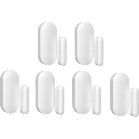 Sensor para puertas y ventanas, integración con domótica, potente sistema de alarma, 5 unidades. (1/2)