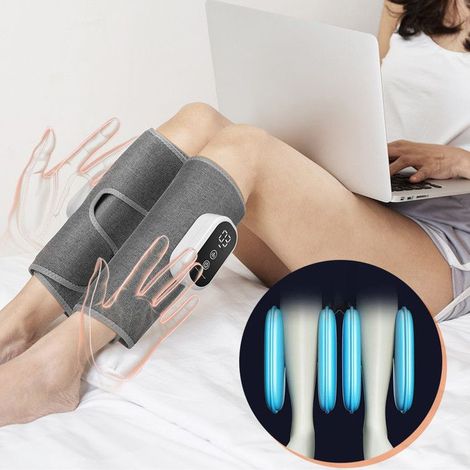 Masseur jambes pneumatique 3 modes – Compression air, 3 intensités – Circulation sanguine – Relax