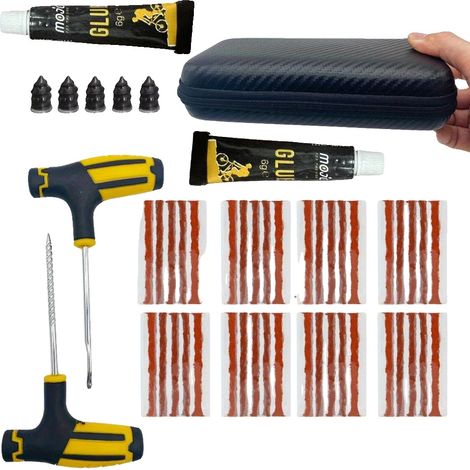 Kit de reparación de neumáticos, herramientas en T, compatibilidad universal, D (1/2)