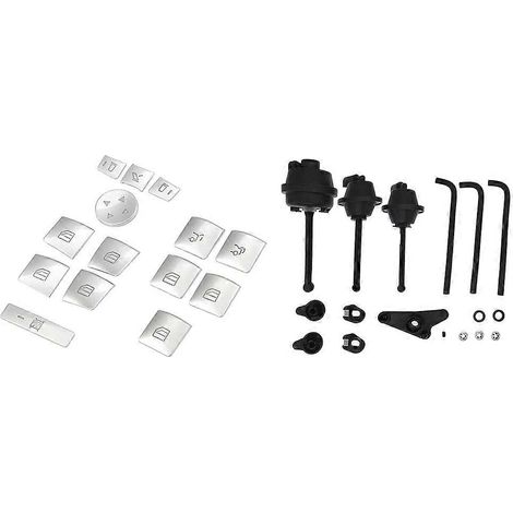 Kit d'outils de réparation compatible pour le réglage du volet d'admission d'air du moteur, comprenant des autocollants décoratifs pour les boutons de commande de vitre, d'accoudoir et d'accoudoir de (1/5)