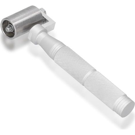 Rouleau de Pression Acier Inoxydable, 40 Mm Rouleau de Couture de Papier Peint, Couture Plat Joint Papier Peint Bordure Outil Roulette Tapissier Antidérapant pour Joint Bord Décoration Maison (1/5)