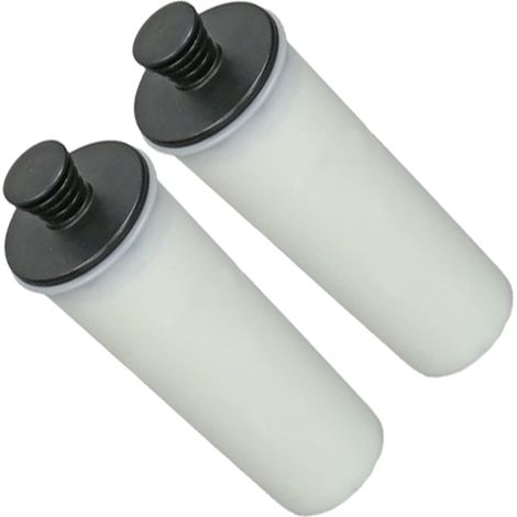 Set von 2 Anti -LIM -Descaling -Patronen für SC3 Kärcher Dampfreiniger - Abmessungen: 10 x 5,5 x 25,5 cm.