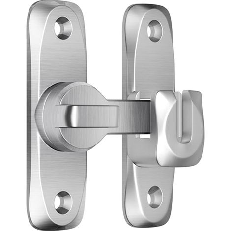 Verrou de rotor basculant - Verrou de sécurité - Verrou de rotor basculant avec trou pour cadenas - (Argent) (1/5)