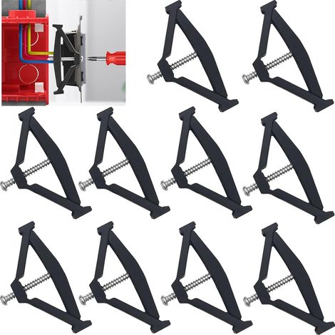 86-A type Cassette Vis Support Rod Kit , Outil de réparation de boîte de commutation à montage mural, Pour 86 typeInterrupteur De Plaque Murale (10 ensembles)