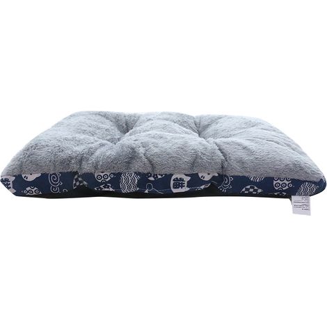 Tapis pour animaux de compagnie épais, tapis chaud doublé en polaire, conception antidérapante monobloc, 5840cm, bleu. (1/5)