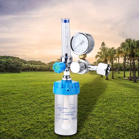 YH.YX11A Bojenförmiges Sauerstoffinhalator-Manometer, medizinischer Druckminderer, Regler G5/8 BSPP (1/5)