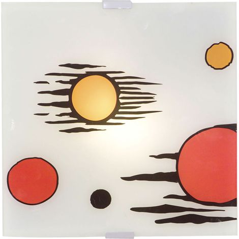 Plafoniera di alta qualità 2 x E14 lampada da parete in vetro per illuminazione Eglo 87516o (1/5)