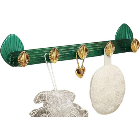 Mounted Coat Rack Heavy Duty Decorative Adhesive Organizer