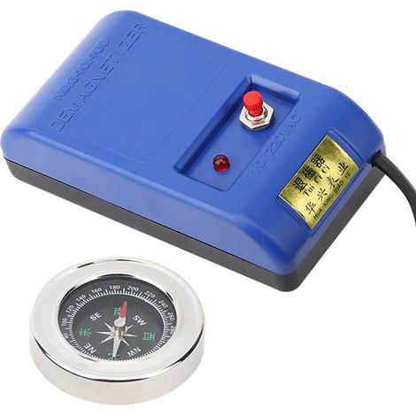 Kit d'outils comprenant un démagnétiseur électrique et une boussole pour la réparation de montres, démagnétiseur 110V/220V (prise UE) (1/5)