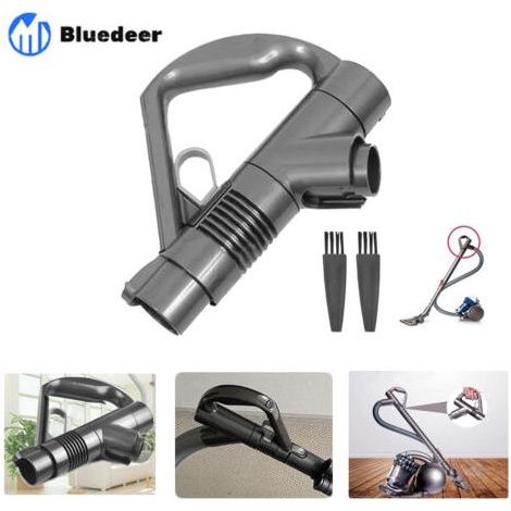 Bluedeer – Manico di ricambio per aspirapolvere Dyson DC19, DC23, DC26, DC29, DC32, DC36 e DC37 – Plastica grigia/titanio – Accessorio speciale per una pulizia efficiente (1/5)