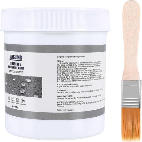 Transparenter, wasserfester Kleber plus Pinsel-A--
