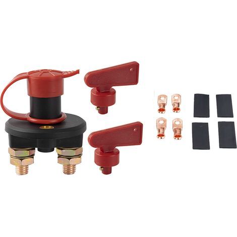 A 12V/24V battery isolator with detachable key circuit breaker/switch for cars, trucks and boats. (1/5)