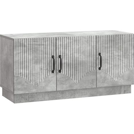vidaXL Mobile TV Grigio Cemento 99 x 34,5 x 47 cm Legno
