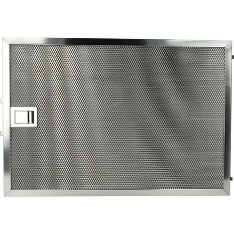 vhbw Filter Metal Grease Filter compatible with Miele DA5294W (2006 - 2013) Extractor Fan - 36.8 x 25.4 x 0.9cm stainless steel