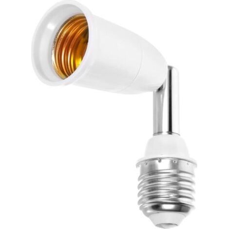 Adaptateur Douille Flexible avec Rotation Prolongateur de Culot Ampoule Pratique pour Éclairage et Remplacement de Lampe (1/5)