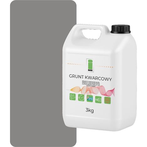 Imprimación de cuarzo para yeso decorativo gris claro D905 3 kg (1/5)