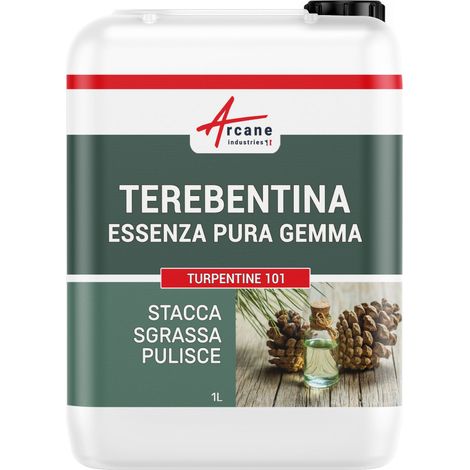 Terebentina, Essenza di terebentina pura - TURPENTINE 101 - 1 L - ARCANE INDUSTRIES (1/5)