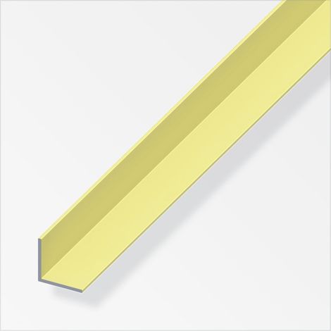 alfer Winkel 2 m, 15 x 15 mm Aluminium eloxiert messing Winkel