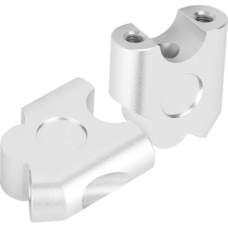 Augmenteur universel de 22 mm pour main courante de moto avec adaptateur de montage arrière (électroplaqué) (1/5)