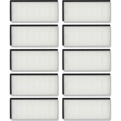 Lot de 10 filtres HEPA pour Ecovacs Deebot N79S N79 pour Eufy RoboVac 11 11C pour Conga Excellence 990 (1/5)