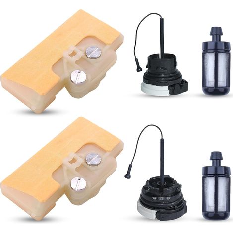 MS 290 Filtre à air Bouchon de carburant Bouchon d'huile pour tronçonneuse Stihl 029 039 MS290 MS310 MS390 Remplace 0000 350 0525 1127 120 1621 avec filtre à carburant (1/5)