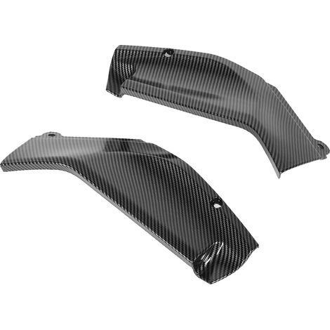 Cache latéral de conduit d'air pour moto, côté droit/gauche, style fibre de carbone, compatible avec Yamaha YZF R1 1998-2001 (1/5)