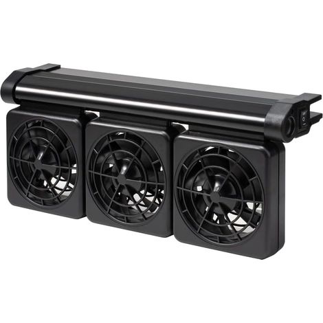 Ventilador de refrigeración para acuario con 3 ventiladores - Enfriador para pecera (1/4)