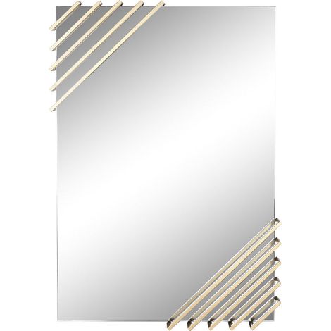 Espejo Hierro Cristal 63X6X93 Dorado (1/3)