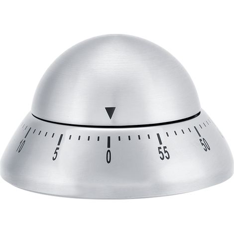 Mechanischer Timer aus Edelstahl für die Küche, Backzeit-Erinnerung, Wecker (1/5)