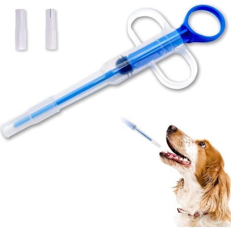 Dispensador de pastillas para mascotas con 2 puntas blandas (1/4)