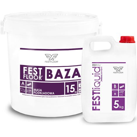 FESTFLOOR BAZA 15+5 kg - Mikrozementbasis - XL-Körnung (1/4)