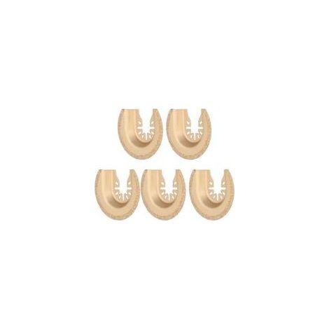 Lot 5 lames scie oscillante, outils multi usage pour béton, électrophorèse, emballage individuel pour précision et durabilité maximale (1/5)