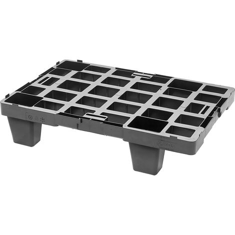 FRANKEL kaiserkraft, Mini-palette en plastique, L x l 600 x 400 (1/5)