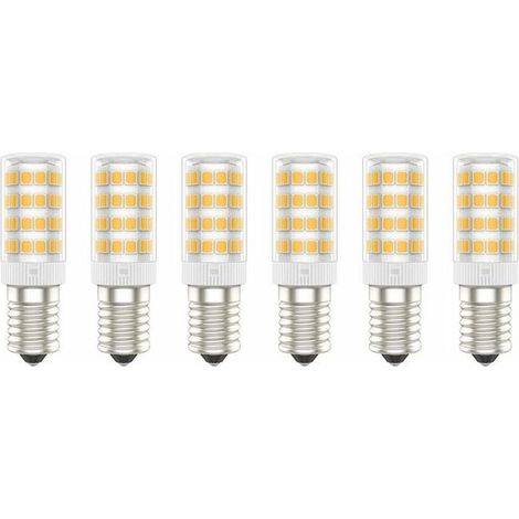 Ampoules LED E14 5W, Blanc Chaud 3000K, Non Variateur, 300 Lumens, IRC80, Lot de 6, Sans Flicker, Économie d'Énergie A+ (1/2)
